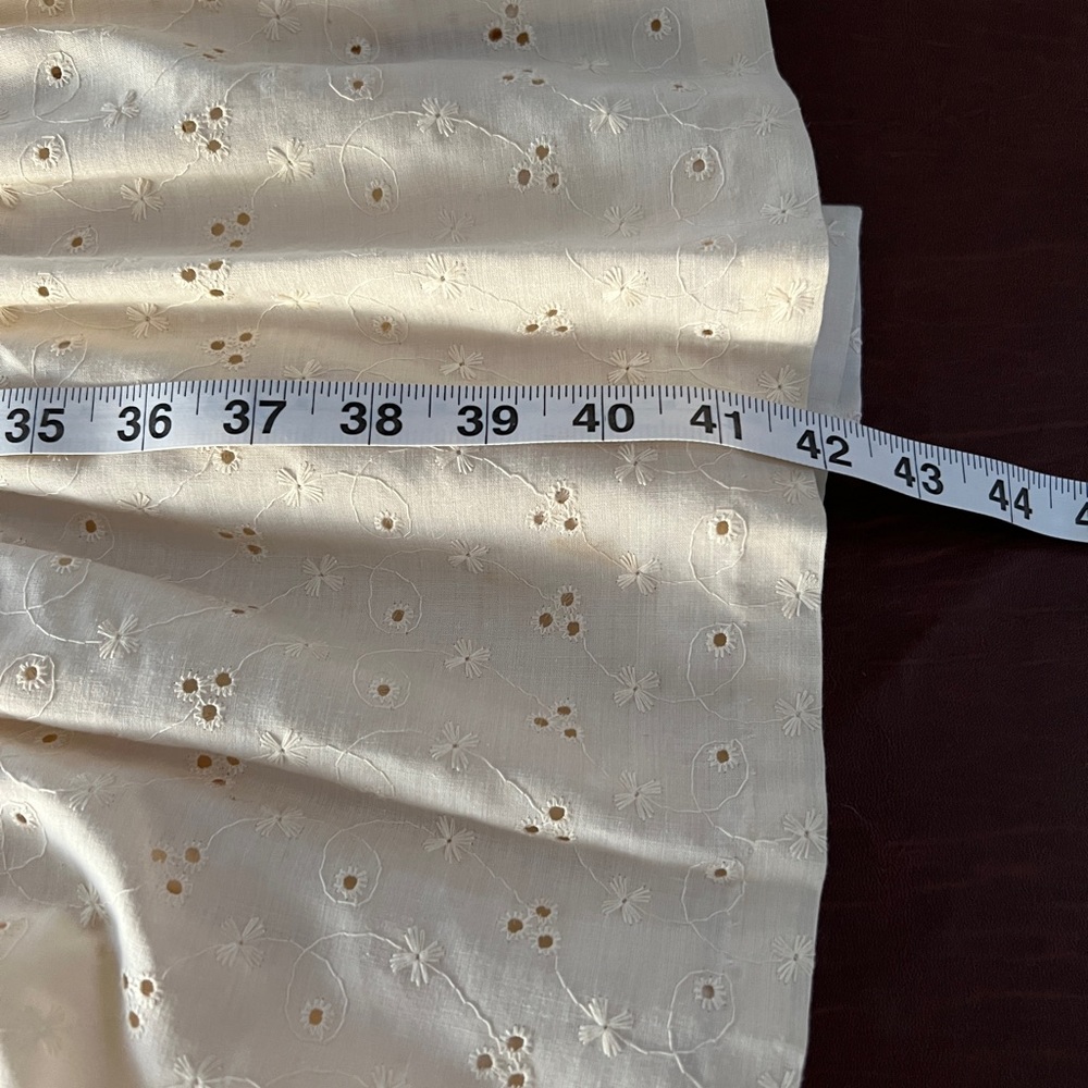 M. BIANCHI CALIFORNIA Vintage Eyelet Ruffle Hem Skirt & Button Down Top AMAZING! - Picture 15 of 16